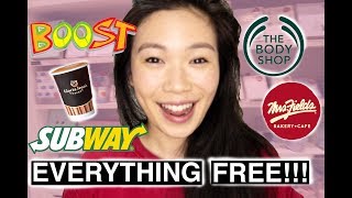 HOW TO GET as MANY BIRTHDAY FREEBIES as possible  Australia 2019 [upl. by Areemas1]