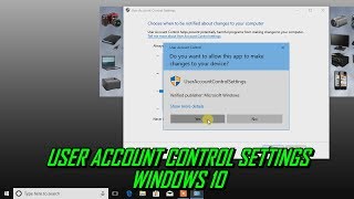 How to Change User Account Control Settings Windows 10 [upl. by Orsa]