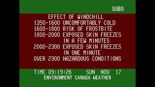 Winnipeg Weather Channel Archive  Nov 17th 2024 Part 1 [upl. by Suzetta]