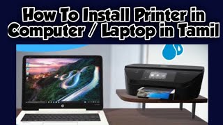 How To Install Printer in Computer  Laptop in Tamil  Seyvagan Tv [upl. by Nipha]