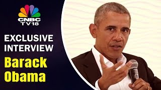 Barack Obama Former US President Interview With Karan Thapar  HT Leadership Summit  CNBC TV18 [upl. by Alyehc]