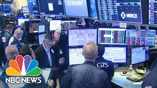 Stock Trading Halted After Markets Plunge At Market Open  NBC News [upl. by Arykahs]