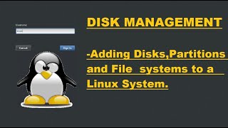 Disk Partitioning in Linux  Adding Disks Partitions amp File systems  RHEL7CentOS7 [upl. by Strawn21]