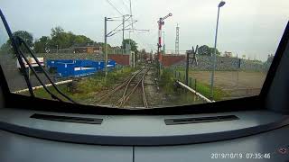 Führerstandsmitfahrt RE15 von Emden Hauptbahnhof nach Emden Außenhafen und zurück [upl. by Atirys895]