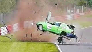 NÜRBURGRING CRASH COMPILATION  NORDSCHLEIFE CRASHES amp FAIL COMPILATION  VLN [upl. by Acirdna988]