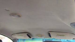 Reupholstering a Headliner Auto Upholstery [upl. by Imiaj]