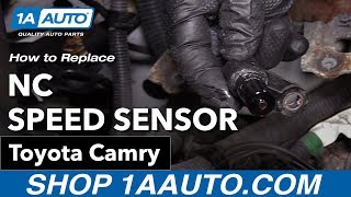 How to Replace NC Speed Sensor 0611 Toyota Camry [upl. by Diehl282]