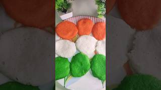 Tricolour idli recipe 🇮🇳 l viral trending shorts [upl. by Aeet]