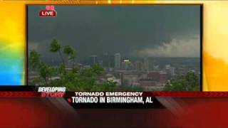 The Weather Channel Coverage of the Birmingham AL Tornado [upl. by Camille]