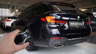 2021 BMW 5 Series LCI Touring 530d 286hp  Sound amp Visual Review [upl. by Anelav979]