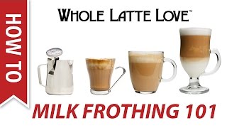 Milk Frothing for Beginners [upl. by Zertnom]