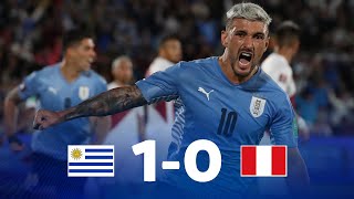 Eliminatorias  Uruguay 10 Perú  Fecha 17 [upl. by Atinor]