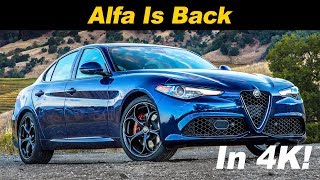 2018 Alfa Romeo Giulia Review and Road Test In 4K UHD [upl. by Lib]