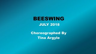 Beeswing  Line Dance Dance amp Teach [upl. by Rissa]