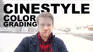 Cinestyle Color Grading Tutorial [upl. by Asiul]