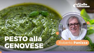 PESTO ALLA GENOVESE  La ricetta imperdibile dello CHEF Roberto Panizza [upl. by Iney]