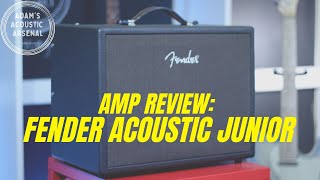 Fender Acoustic Junior 100W  Acoustic Amp Review [upl. by Bo]