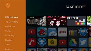 How to install Aptoide TV Market in Your Sony Android TV [upl. by Lussi]