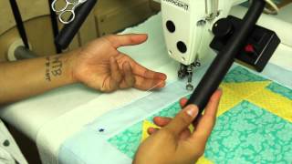 Longarm Quilting Basting your quilt [upl. by Hamil599]