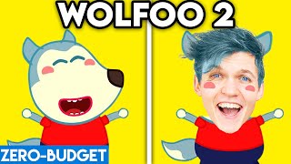 WOLFOO 2 WITH ZERO BUDGET Wolfoo NEW FUNNY PARODY By LANKYBOX [upl. by Annekahs510]