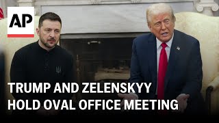 Trump and Zelenskyy hold Oval Office meeting [upl. by Ramin800]