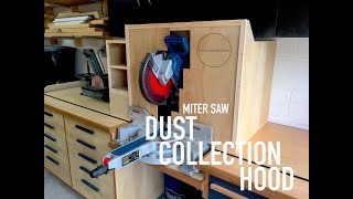 Miter Saw Dust Collection Hood amp Fenceless Stop Block [upl. by Ahsiekram]