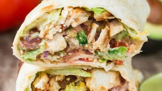 How to make Chicken Wraps [upl. by Yatnohs]