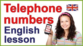 Telephone numbers in English [upl. by Goldin]