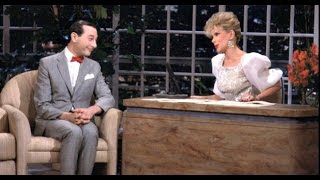 The Late Show Starring Joan Rivers  Pee Wee Herman 1987 [upl. by Shanta]