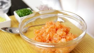 Salmon Tartare Recipe [upl. by Tallou700]