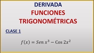 DERIVADA FUNCIÓN SENO Y COSENO  CLASE 1 [upl. by Ydnir]