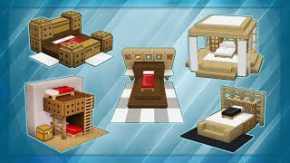 20 Minecraft Bed Designs [upl. by Yahsal998]