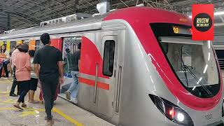 Navi Mumbai Metro 🥳🚇  Belapur Taloja Metro  Metro Phase 1 [upl. by Liagabba426]