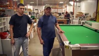 How a Valley Panther Coin Operated Pool Table is Made [upl. by Ika737]