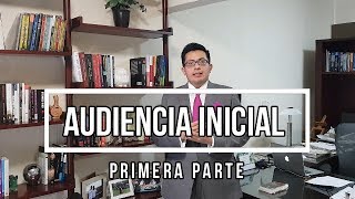 Audiencia Inicial Primera Parte [upl. by Karyl]