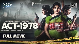 ACT 1978  New Released Kannada Movie  Social Thriller Film  Yajna Shetty  Pramod Shetty [upl. by Ahtanaram321]