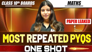 ICSE Class 10 MATHS Most Repeated PYQs In One Shot 🔥 Marathon [upl. by Shurlock]