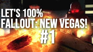 Lets Play Fallout New Vegas Part 1  The 100 Playthrough [upl. by Yzzo318]