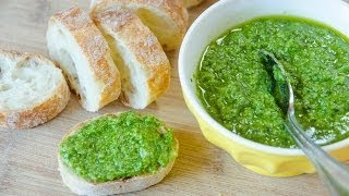 Basil Pesto Recipe [upl. by Aerdnahs]