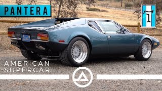 1972 DeTomaso Pantera  A True American Supercar [upl. by Nodnyl198]