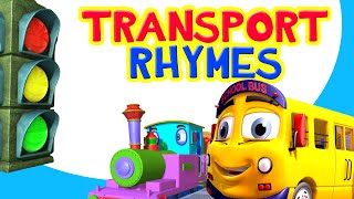 Vehicle and Transport Songs Collection  including Wheels on the Bus  Infobells [upl. by Daniela619]