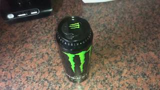 How to open and close a monster beverage can re sealable lid drink can DIY [upl. by Fitts]