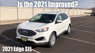 2021 Ford Edge SEL Review  Drive  1 HUGE CHANGE [upl. by Ettigdirb]