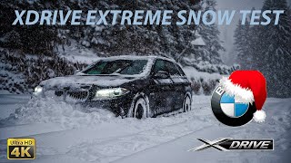 BMW xDrive Test on Extreme Snow Condition [upl. by Ydnic689]