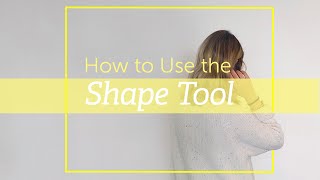 How to Use PicsArts Shape Tool [upl. by Inajna]