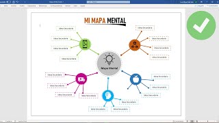 Mapa mental en Word [upl. by Liane]