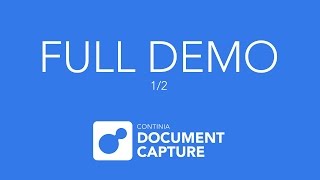 Continia Document Capture  Full Demo  12 [upl. by Haggai]