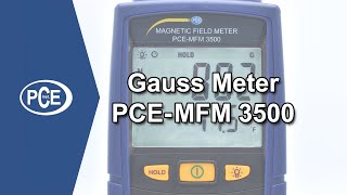 Gauss Meter PCEMFM 3500 [upl. by Ingunna833]