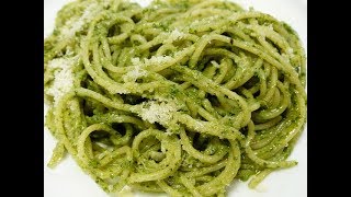 Cómo hacer ESPAGUETI VERDE  receta fácil y deliciosa [upl. by Bhatt]