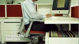 Haworth Very Task Chair Adjustment Video [upl. by Nonnaehr]